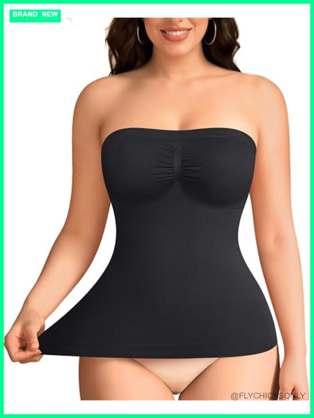Strapless Shapewear Compression Tank Top Tummy Control Tube Top